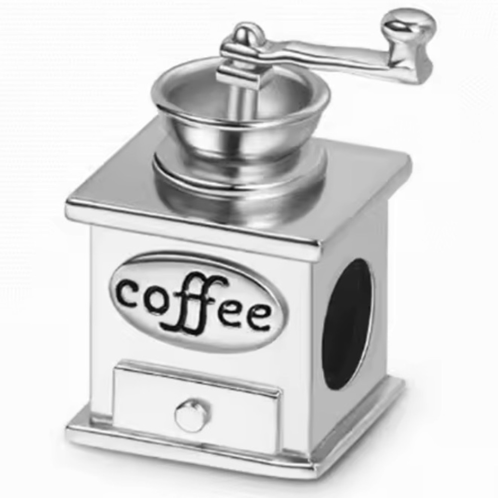 NWOT Coffee Grinder Charm Sterling Silver 925